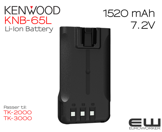 Kenwood 1520 mAh Batteri KNB-65L (TK-2000 & TK-3000)