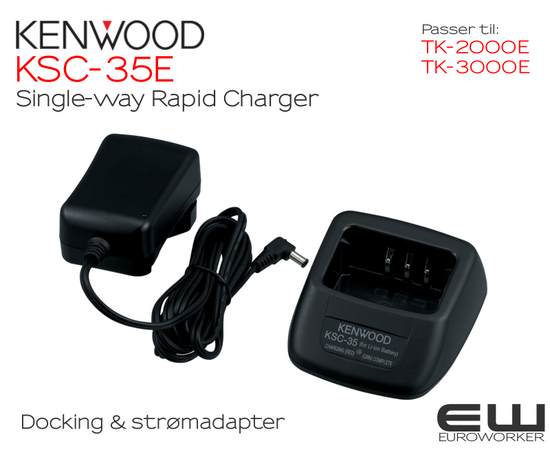 Kenwood Rapid Charger KSC-35E (TK-3000E, TK-2000E)