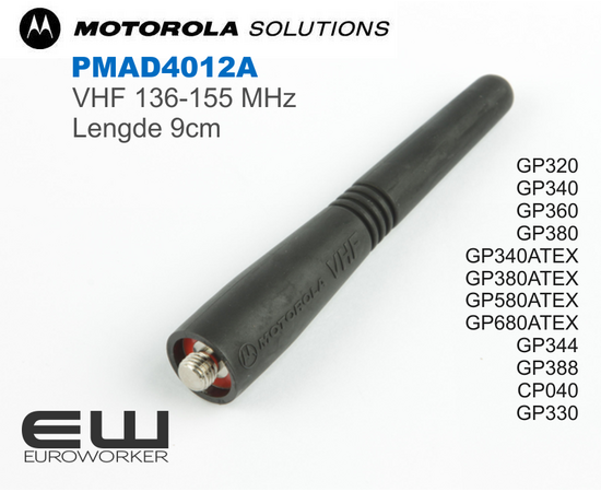 Motorola VHF 136-155 MHz  Antenne PMAD4012A  (GP3XX)