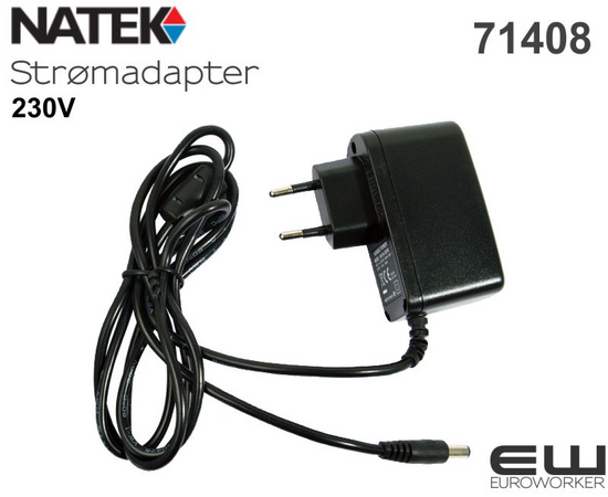 Natek Strømadapter 230V - 71408