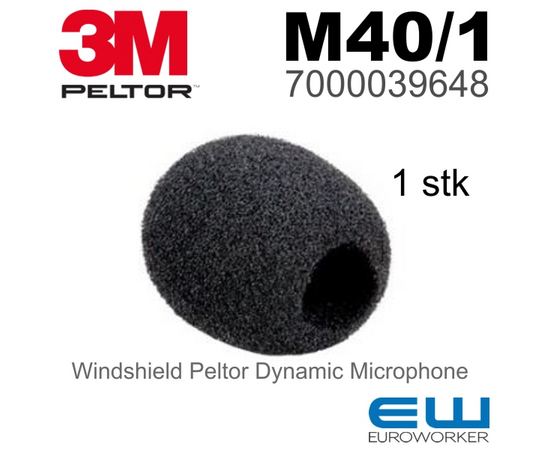 3M Peltor M40/1 - Windshield Dynamic Microphone (7000039648) (Litecom Pro II)