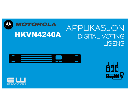 Motorola HKVN4240A MOTOTRBO Digital Voting  (Lisens til SLR5500, DR3000)