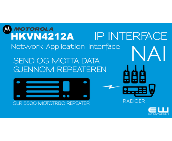 Motorola  HKVN4212A  MOTOTRBO Network Application Interface Lisens (SLR5500)