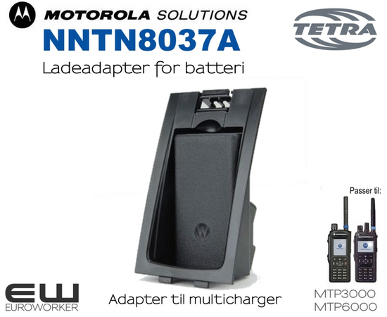 Motorola NNTN8037A  – Ladeadapter for batteri (MTP3000, MTP6000)