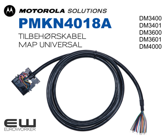 Motorola  PMKN4018A Tilbehørskabel (MAP Universalkabel) (DM3000e, DM4000e)