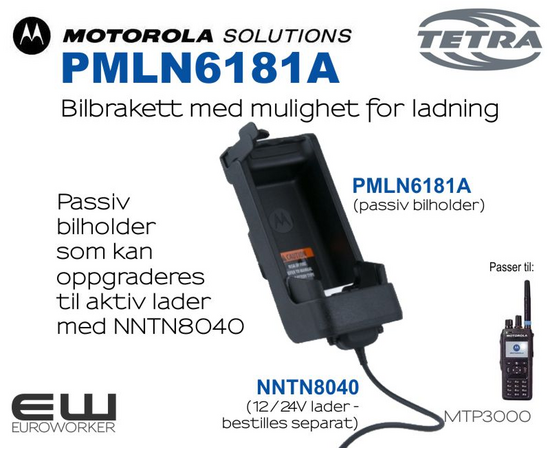 Motorola PMLN6181A Bil Docking med mulighet for ladning  (MTP3000)