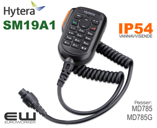 Hytera SM19A1 Håndholt Mikrofon til MD655 og MD785