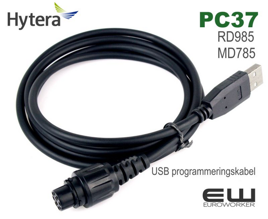 Hytera PC37 USB programmeringskabel til RD985, RD985S, MD785, RD965, MD655