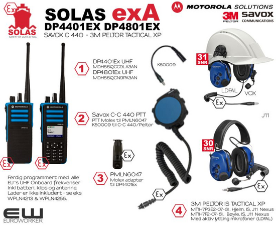 Motorola Atex Scrap Kampanje! SOLAS exA - DP4401Ex/DP4801Ex & CC440 & IS Tactical XP