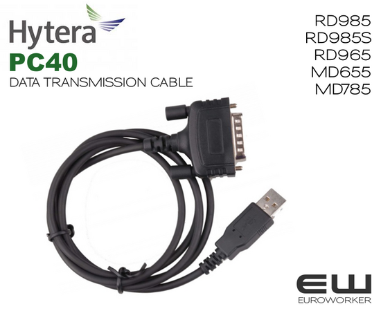 Hytera PC40 Data Transmission Cable - RD985, RD985S