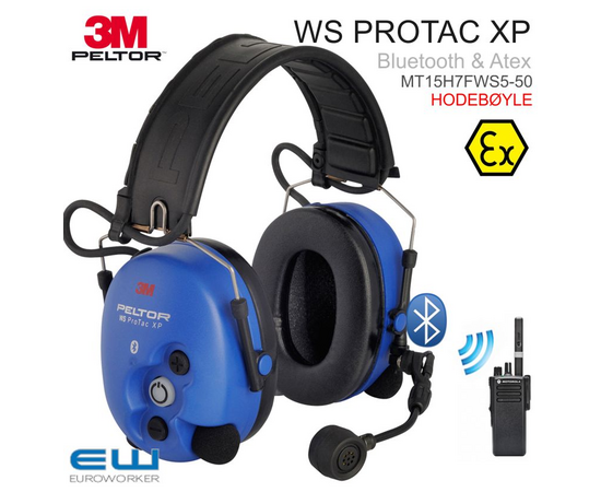 3M Peltor Intrinsic Safe WS Protac XP Bluetooth Headset MT15H7FWS5-50  MT15H7P3EWS5-50  MT15H7BWS5-50