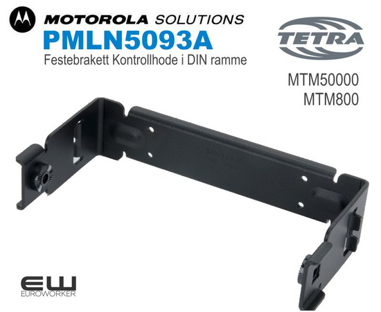 Motorola Festebrakett (PMLN5093A) for kontrollhode til DIN innfesting (MTM5X00)