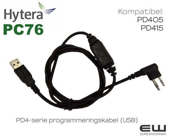 Hytera PC76 PD4-serie Programmeringskabel USB