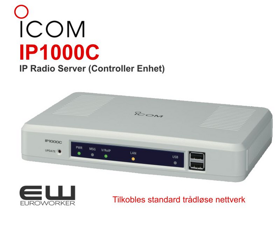 Icom IP1000C Controller Enhet for IP Radio IP100H