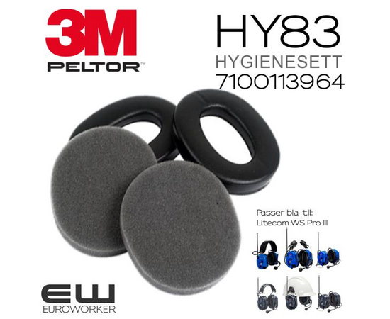 3M Peltor HY83 Hygienesett WS Litecom Pro III (7100113964)