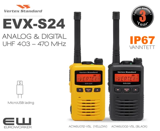 Vertex Standard EVX-S24 High Viz Outdoor Crew