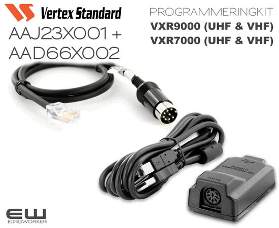 Vertex AAJ23X001 & AAD66X002  Programmeringskit VXR7000 & VXR9000 (VHF & UHF)