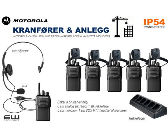 Vertex VX-261 Analog VHF & UHF AC128U002-VSL