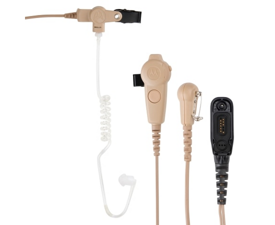 Motorola 3-Wire Surveillance Kit With Beige Transducer Tube  (DP4X00)