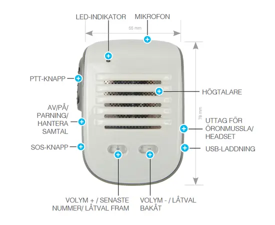 ProEquip PRO-BT560 Smart Bluetooth RSM (monofon)