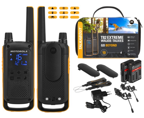 Motorola T82 Extreme Twin Pack with Charger
