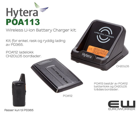 Hytera POA113 Wireless Li-ion Battery Charger kitr (PD365)