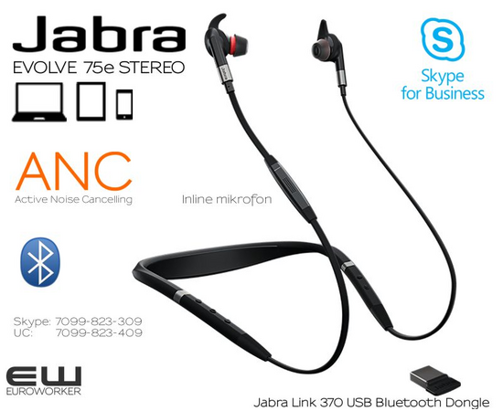 Jabra Evolve 75e MS SfB ( 7099-823-309)