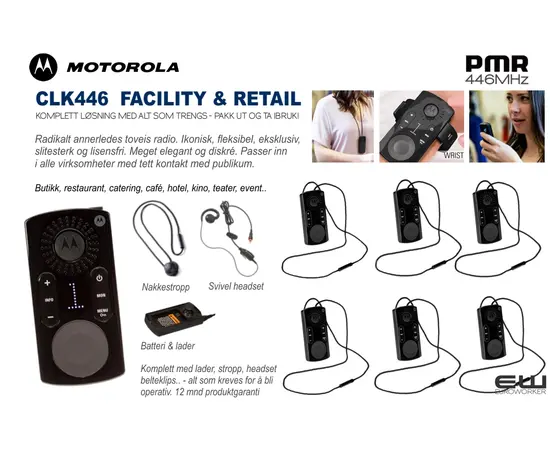 Motorola CLK446 6-PACK