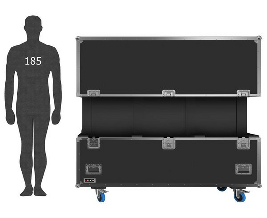 Transportkasse Storskjerm Multi (7 stk 32"-75")