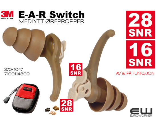 3M E-A-R Switch Protection Ørepropper