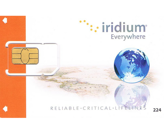 SIM kort til Iridium telefon- Post paid