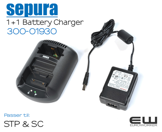 Sepura 300-01930 SC/STP Desktop Dual Charger