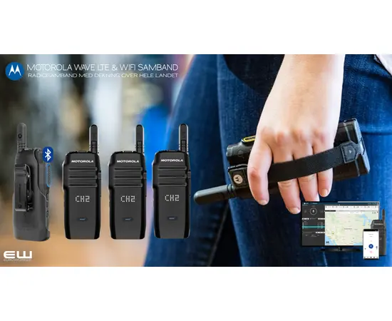 Motorola WAVE Dispatch & TLK100 LTE & WiFi Radiosamband