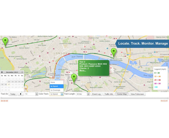 Passasjer WiFi inkl GPS skybasert management verktøy, 3 image