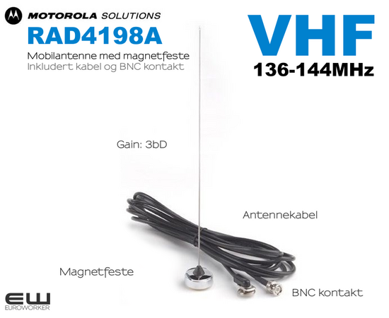 Motorola RAD4198A Mobilantenne (136-144MHz)