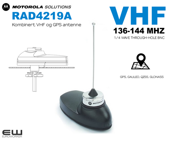 Motorola RAD4219A Mobilantenne (136-144 MHz, GPS)