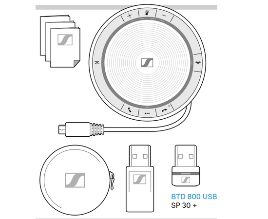 Sennheiser SP30 + (bluetooth, USB-C)