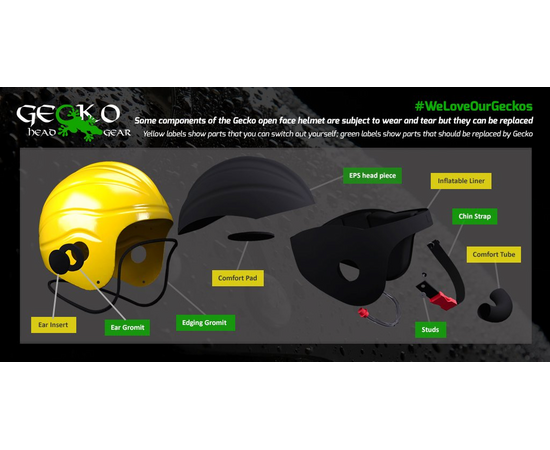 Gecko MK11 - Open Face Marine Safety Helmet