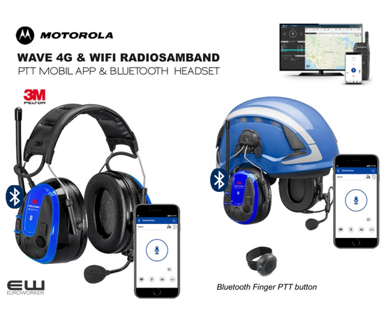 Motorola WAVE PTT Mobil APP + 3M Peltor WS Alert XPI