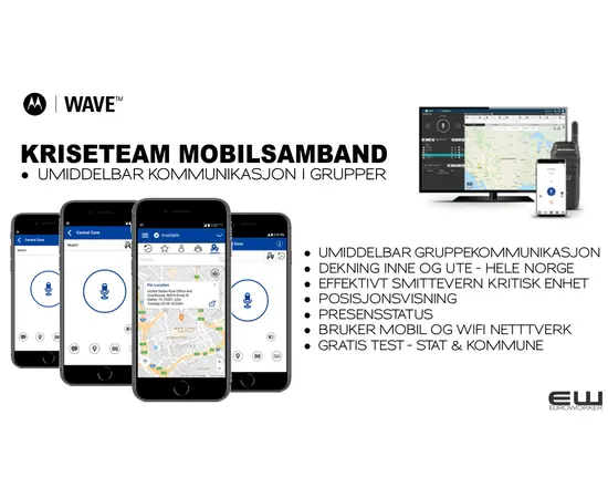 Motorola Kriseteam Mobilsamband (LTE, WiFi)