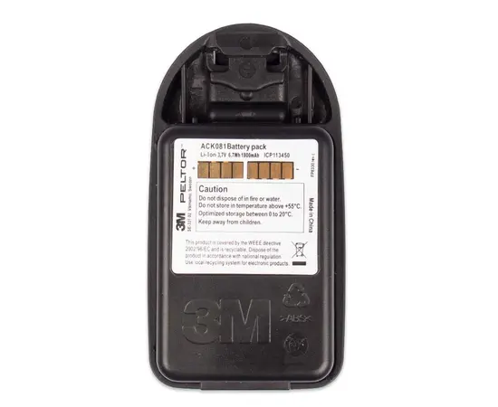 3M Peltor ACK081 Batteri til Litecom Plus & WS Litecom Pro III (3M id: 7100075380)
