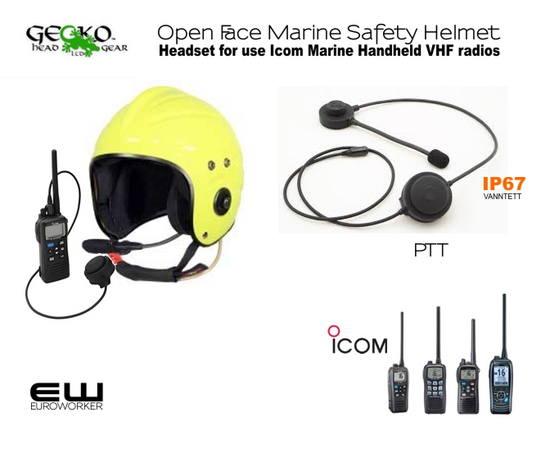 Iricomm Gecko MK11 Waterproof Headset (Icom)