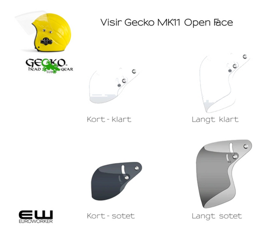 Gecko MK11 - Open Face Marine Safety Helmet