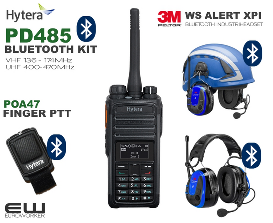 Hytera PD485 (VHF, UHF, BLUETOOTH,  GPS)
