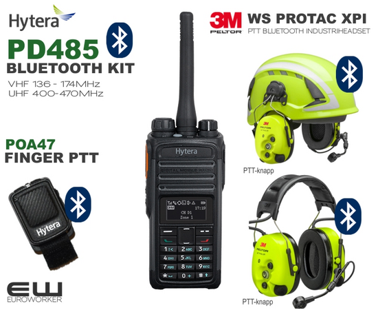 Hytera PD485 (VHF, UHF, BLUETOOTH,  GPS)