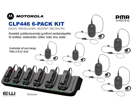 Motorola CLP446 Komplett Skolesamband