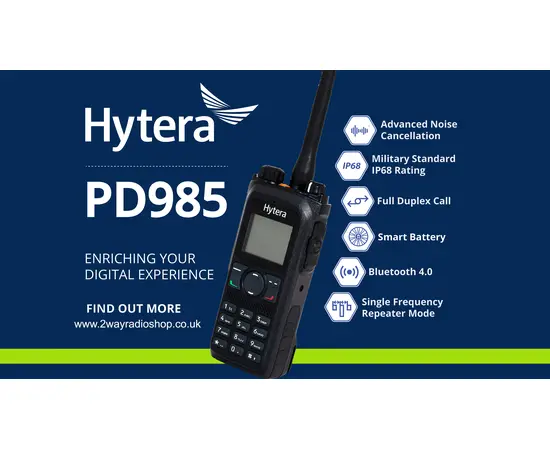Hytera PD985 - UHF VHF Full Duplex Kranpakke
