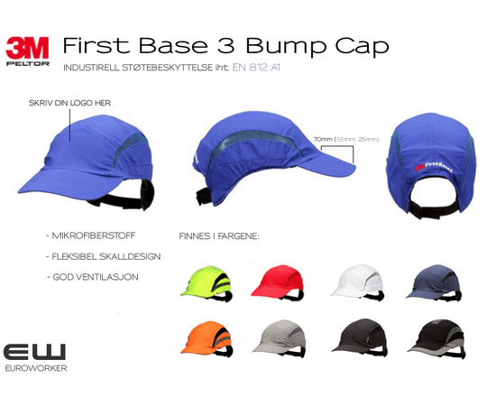 3M First Base 3 Bump Caps - 7100217859 - 7100217752 - 7100217859 - 7100217858 - 7100217874 - 7100217876 - 7100217846 - 7100217866 - 7100217852 - 7100217867 - 71002178567100217865 - 7100217751 -  7100217844 -  7100217861 - 7100217750 - 7100217860 -  710021