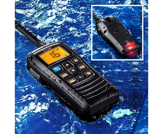 Icom IC-M37E Marine Hand Held Radio (VHF)