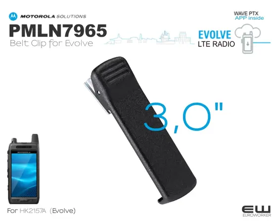 Belteklips for Evolve Motorola PMLN7965 ( 3") & NTN8266 (2,5")